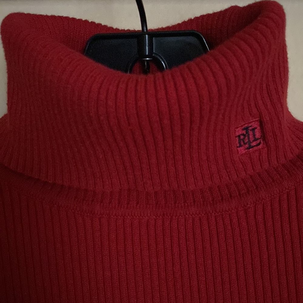 Ralph Lauren Red Turtleneck
